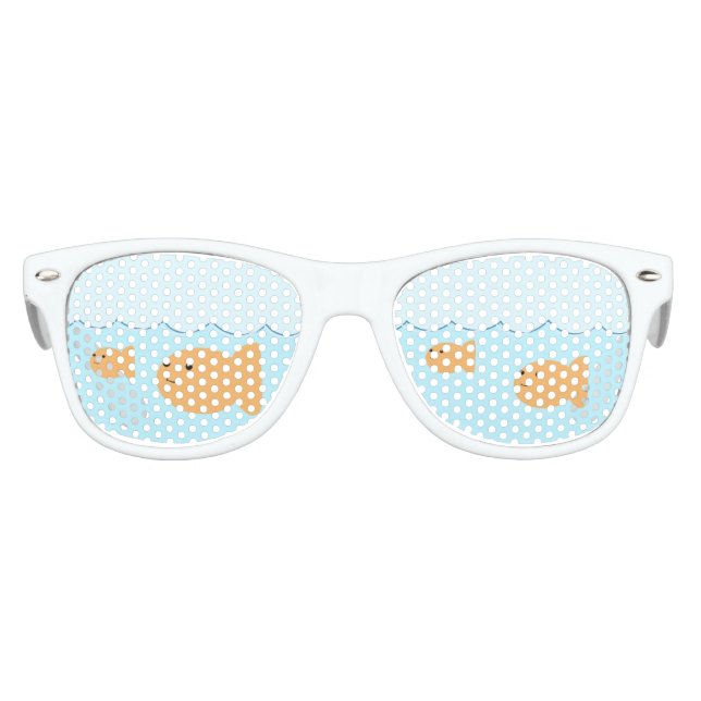 Goldfish Birthday Party Sunglass Favor Kids Sunglasses (Front)