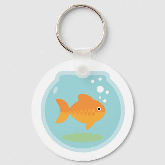 Goldfish Bowl Keychain (Front)