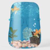 Goldfish Bowl Underwater Cute Face Shield (Front)