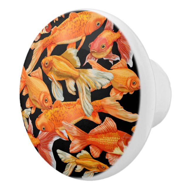 Goldfish Ceramic Knob (Right)