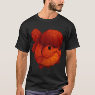 Goldfish - Chunky Art - Retro Fish Art - Orange Or T-Shirt