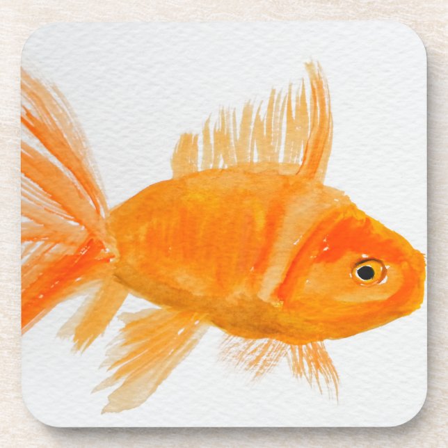 Goldfish Drink Coaster (Front)