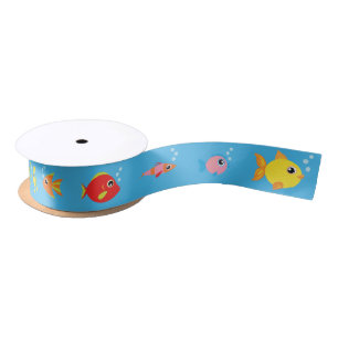 Goldfish Fish Aquarium Ocean Animal Ribbon