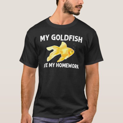 Goldfish  For Men Women Gold Aquarium Fish Pet  1 T_Shirt