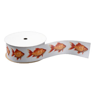 Goldfish Grosgrain Ribbon
