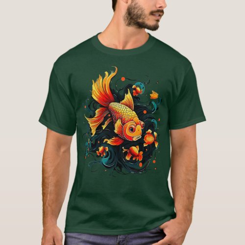 Goldfish Halloween T_Shirt