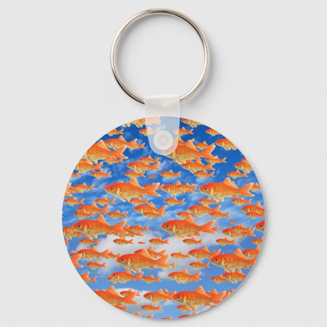 Goldfish Heaven Keychain (Front)