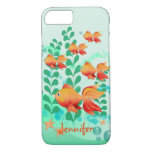 Goldfish in a turquoise ocean iPhone 8/7 case