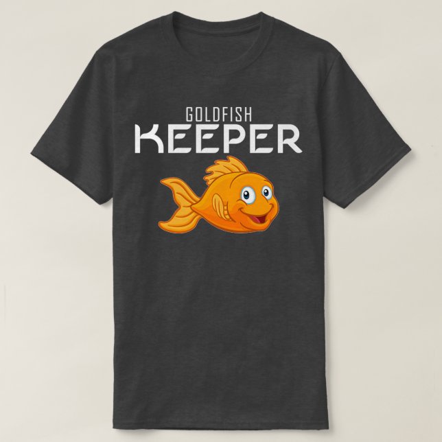 Goldfish Keeper Lover Fishing Aquarist Fishkeeping T-Shirt (Design Front)