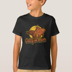 Goldfish Lover Aquarium Vintage Retro Animal Fish T-Shirt