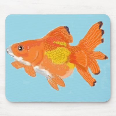 goldfish mouse pad