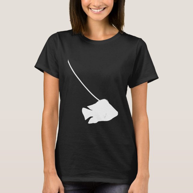 Goldfish on a Leash Fish Pet Aquarium Animal Zoo C T-Shirt (Front)