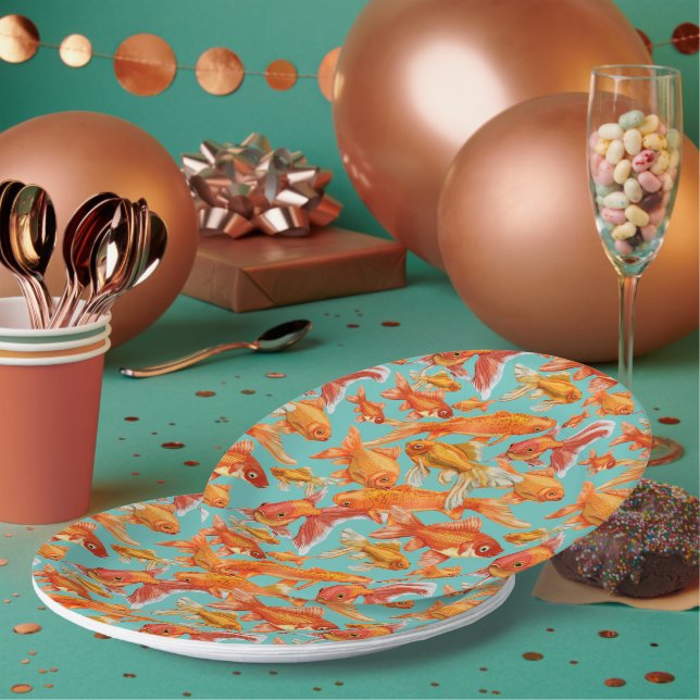 Goldfish Paper Plates (Multi)