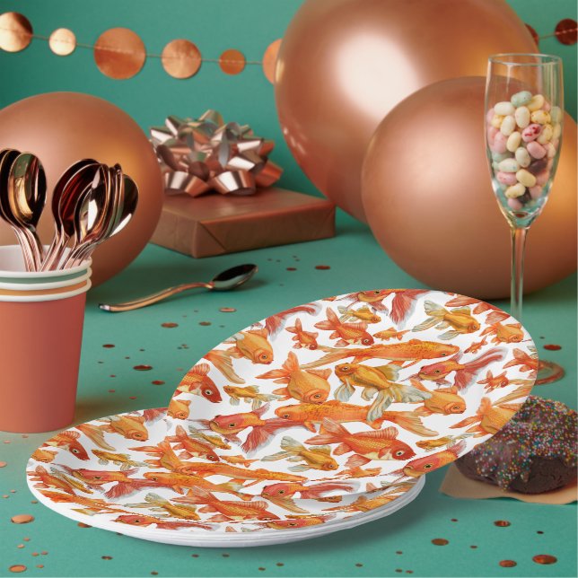 Goldfish Paper Plates (Multi)