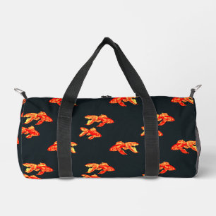 Goldfish Pattern (Red and Yellow) Duffle Bag