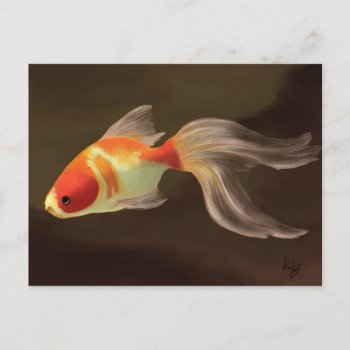 Goldfish Postcard by kovahs at Zazzle
