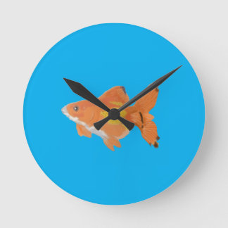 Goldfish Round Clock