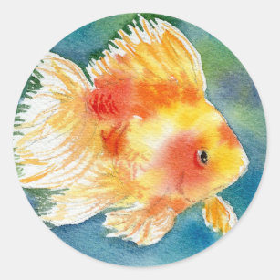 Goldfish Stickers - 100% Satisfaction Guaranteed | Zazzle