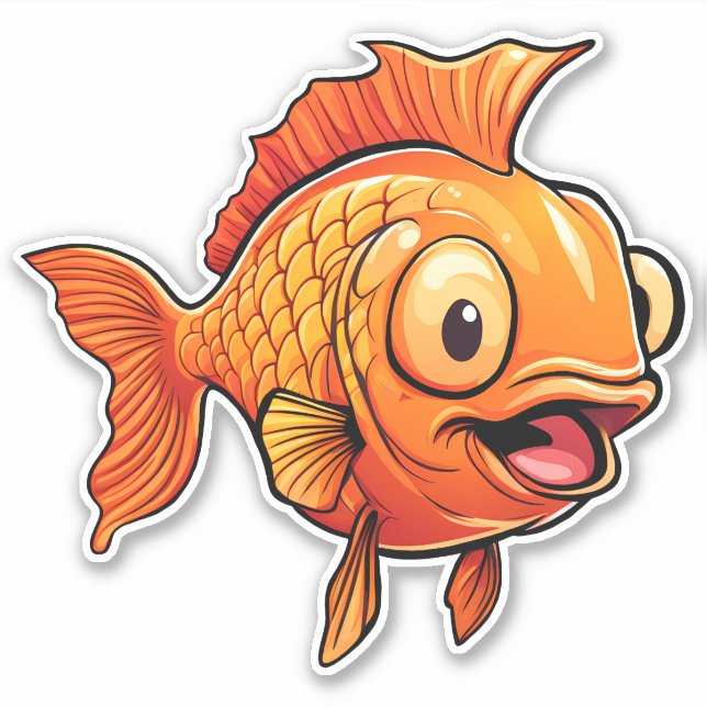 Goldfish Sticker (Front)