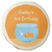 Fishing themed O-fish-ally 1st birthday party Sugar Cookie