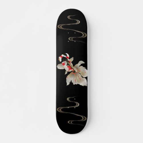 Goldfish Three_colored Dime Gold Skateboard