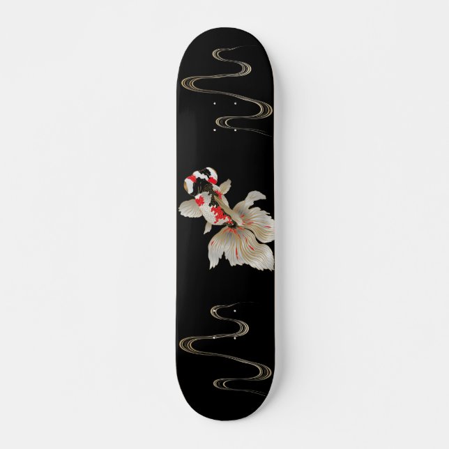 Goldfish (Three-colored Dime Gold) Skateboard (Front)
