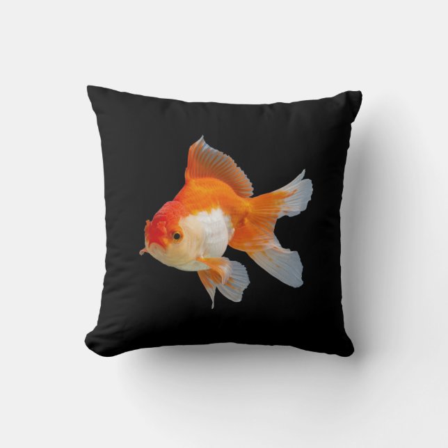Goldfish Throw Pillow (Front)