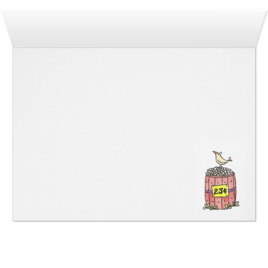 Goldfish Toss Card (Inside Horizontal (Bottom))