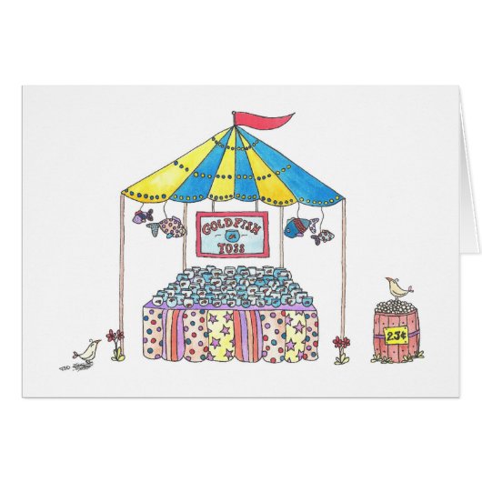 Goldfish Toss Cards (Front Horizontal)