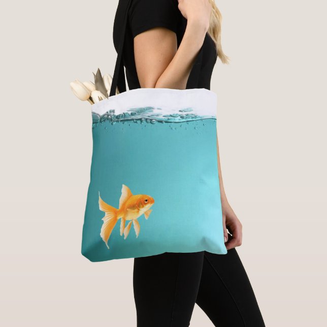 Goldfish Tote Bag All-Over Print (Close Up)