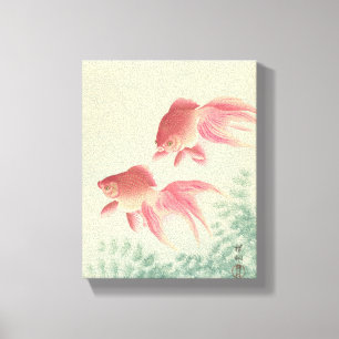 Goldfish Vintage Japanese Woodblock Print