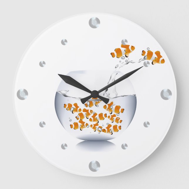 Goldfish  Wall Clock (Front)