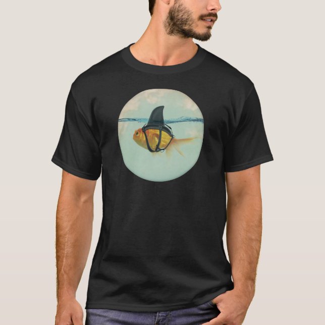 Goldfish with a Shark Fin T-Shirt (Front)