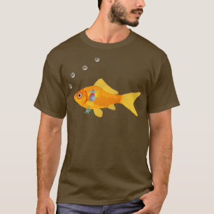 Goldfish with Flowers T-Shirt
