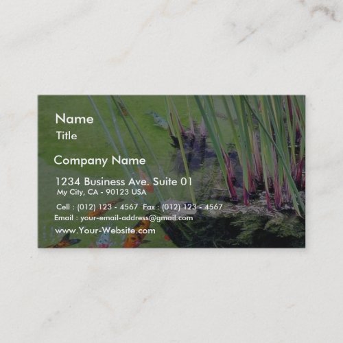 Goldfishes Business Card Templates