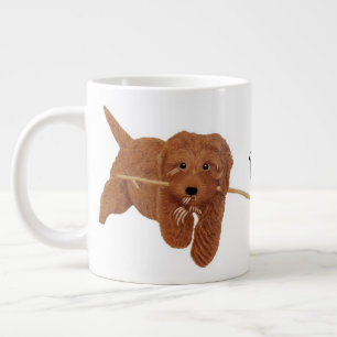 Goldie Golden Doodle Giant Coffee Mug
