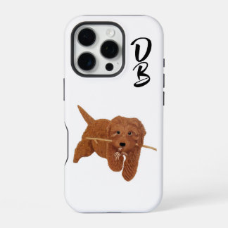 Goldie Golden Doodle White iPhone 16 Pro Case