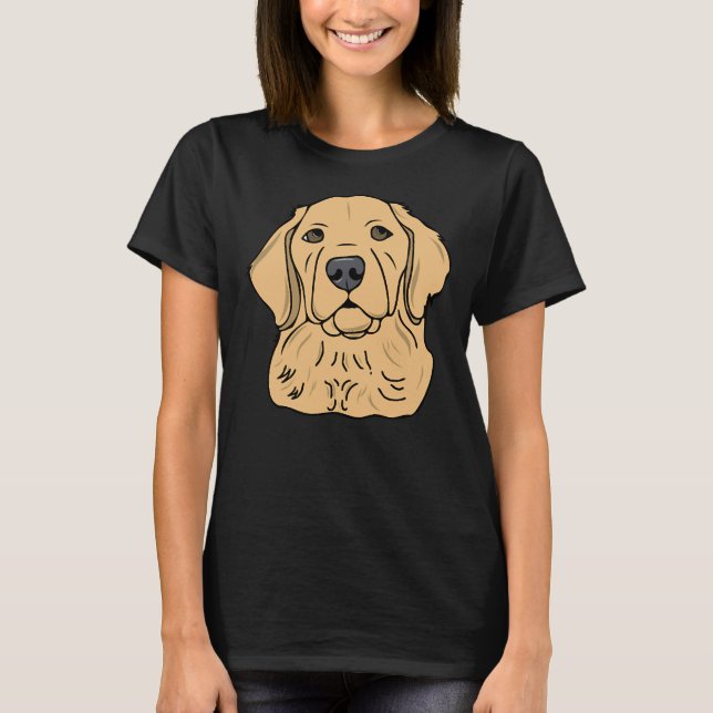 Goldie Golden Retriever 521 T-Shirt (Front)