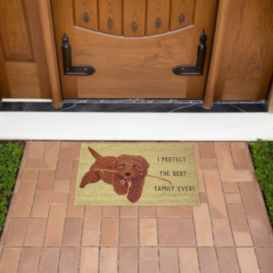 Goldie Golden Yellow Fiber Doormat