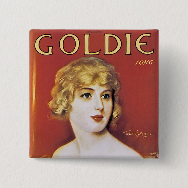 Goldie Song Pinback Button (Front)