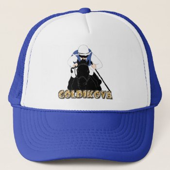 Goldikova  Trucker Hat by baltohorsefan at Zazzle