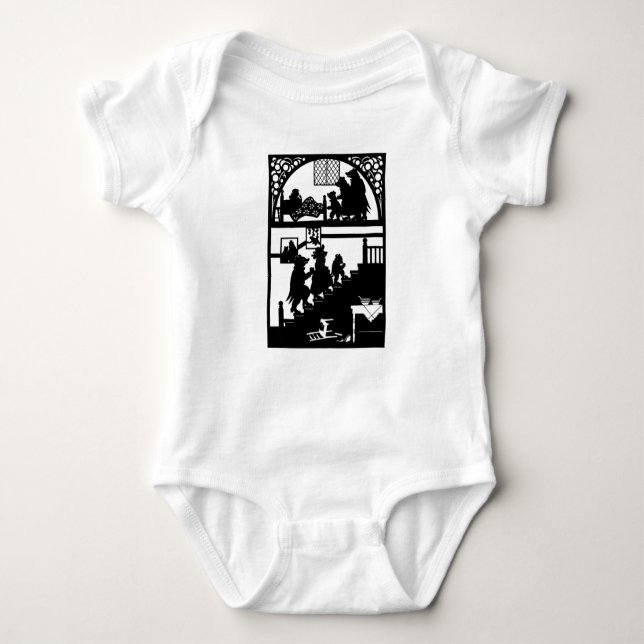 Goldilocks and the 3 Bears  Baby Bodysuit (Front)