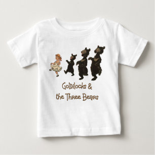 GOLDILOCKS AND THE THREE BEARS - Bears at Play Baby T-Shirt