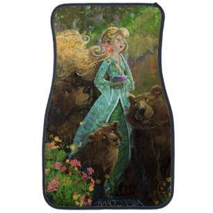 Goldilocks and the Three Bears Car Floor Mat