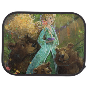 Goldilocks and the Three Bears Car Floor Mat
