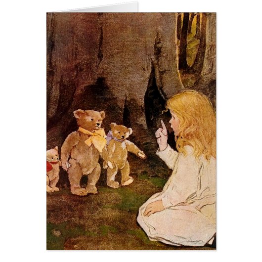 Goldilocks and the Three Bears Cards (Front)