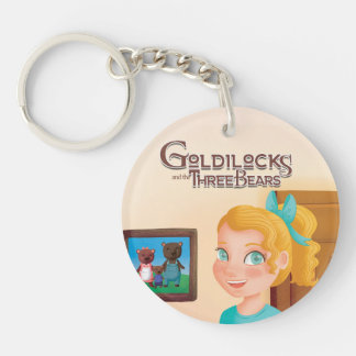 Goldilocks and the Three Bears Keychain