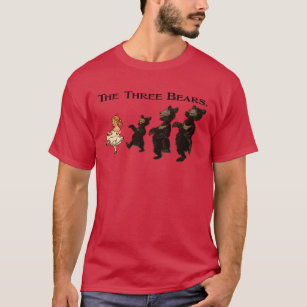 Goldilocks & The Three Bears - Children's Book T-Shirt