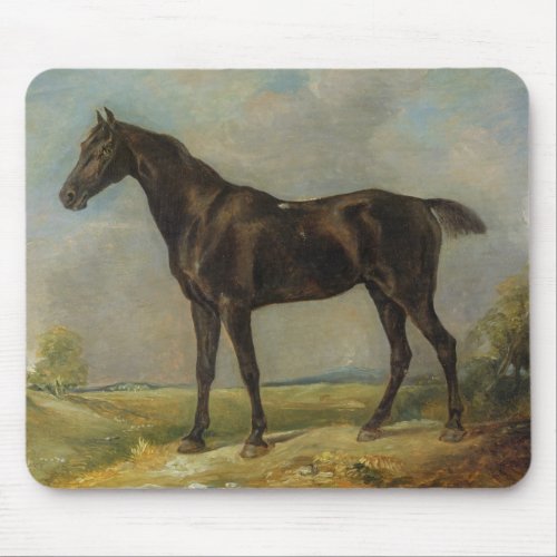 Golding Constables Black Riding_Horse c1805_10 Mouse Pad