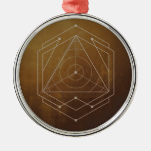 Goldish Metal Ornament